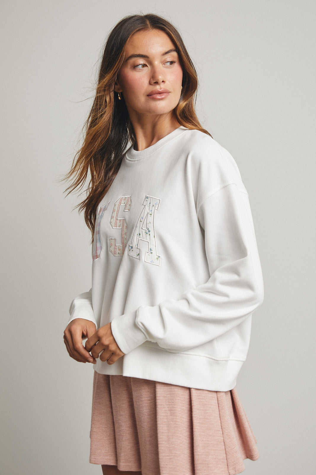 The Patchwork USA Pullover