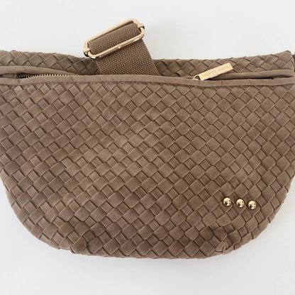 The Suede Westlyn Woven Bum Bag